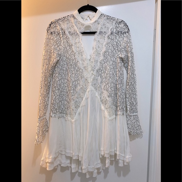 White Lace Tunic - Picture 1 of 1